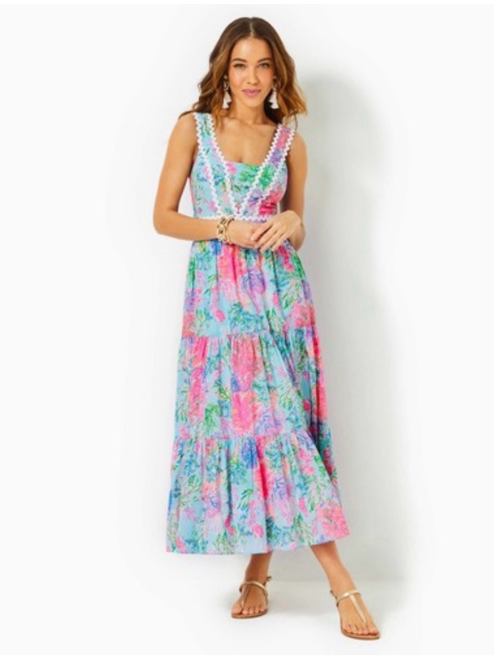 Lilly Pulitzer Pollie Cotton 👗 In Celestial BlueCay To My Heart. NWT Size 2
